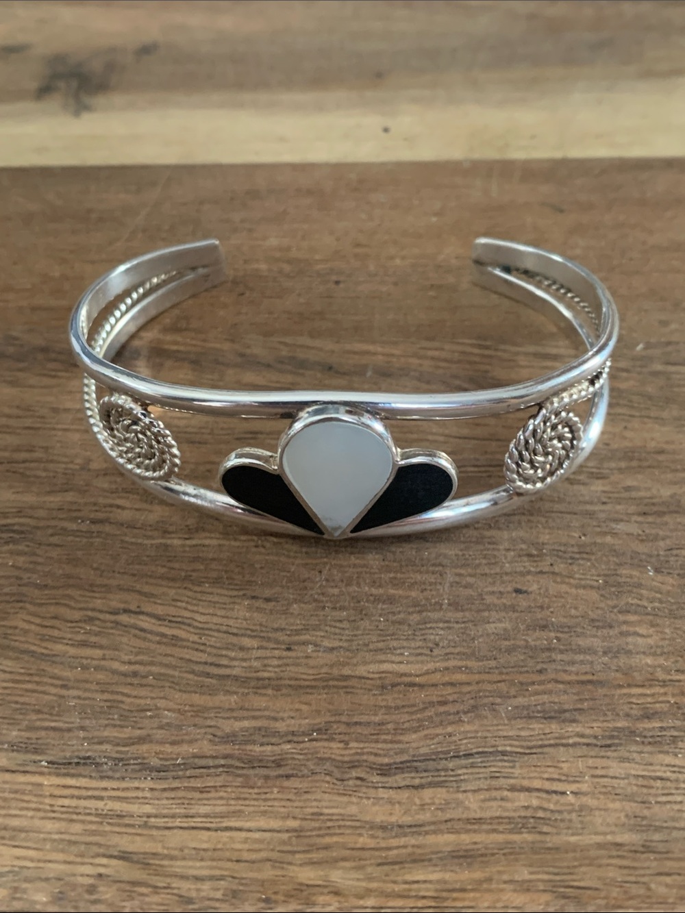 Alpaca Stamped 7” Cuff Bracelet